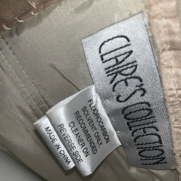 Claire's Collection Champagne Gown/Pageant Wedding - Picture 7 of 8